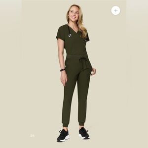Mandala Scrubs Two Piece Set Olive